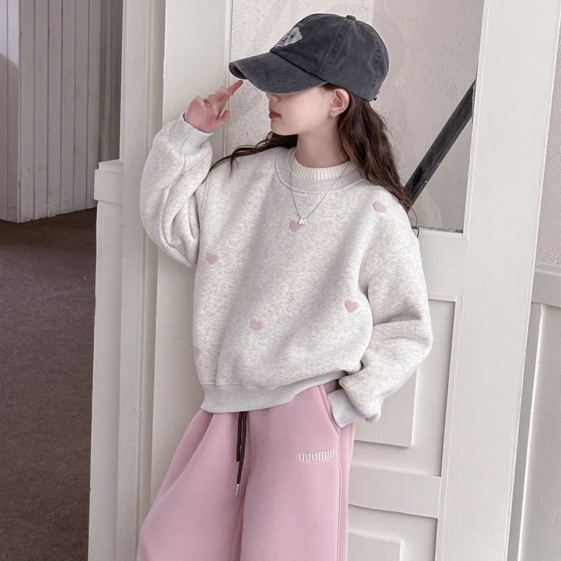 【120-170cm】トレーナー 女の子 大人気 フェイクレイヤード シンプル 定番 着心地良い トップス