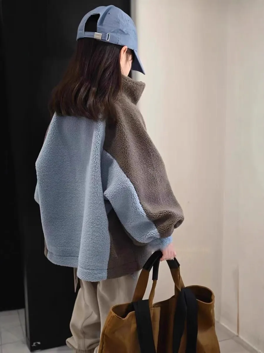 【120-170cm】アウター 女の子 シンプル 厚め 着心地良い 合わせやすい あったか コート