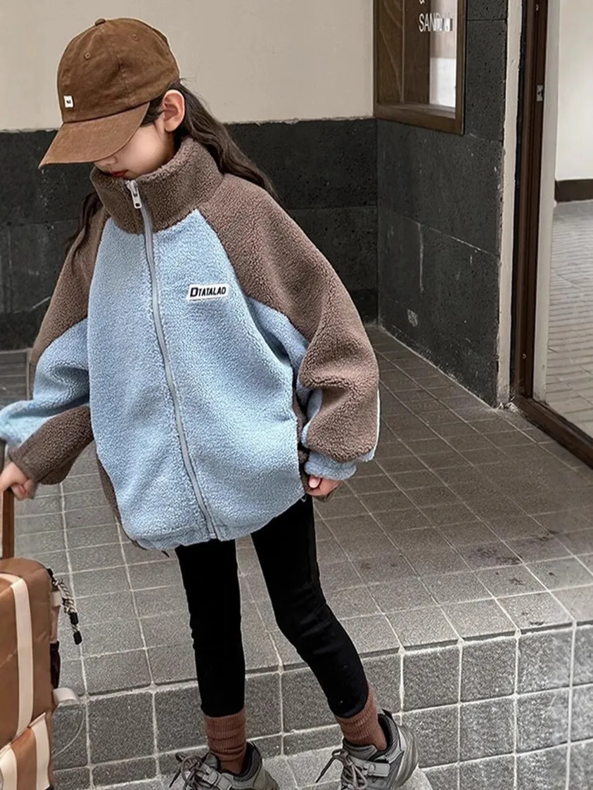 【120-170cm】アウター 女の子 シンプル 厚め 着心地良い 合わせやすい あったか コート