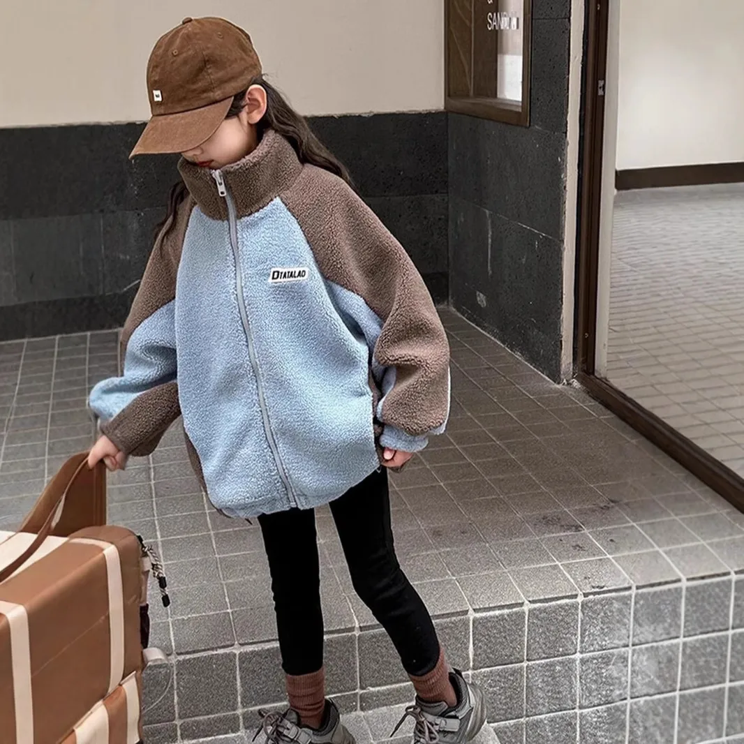 【120-170cm】アウター 女の子 シンプル 厚め 着心地良い 合わせやすい あったか コート