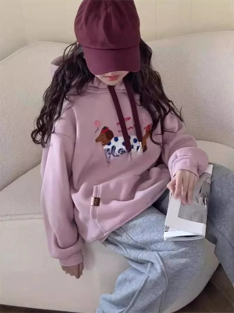 【120-170cm】パーカー 女の子 可愛い カートゥーン フード付き カジュアル 合わせやすい おしゃれ パーカー