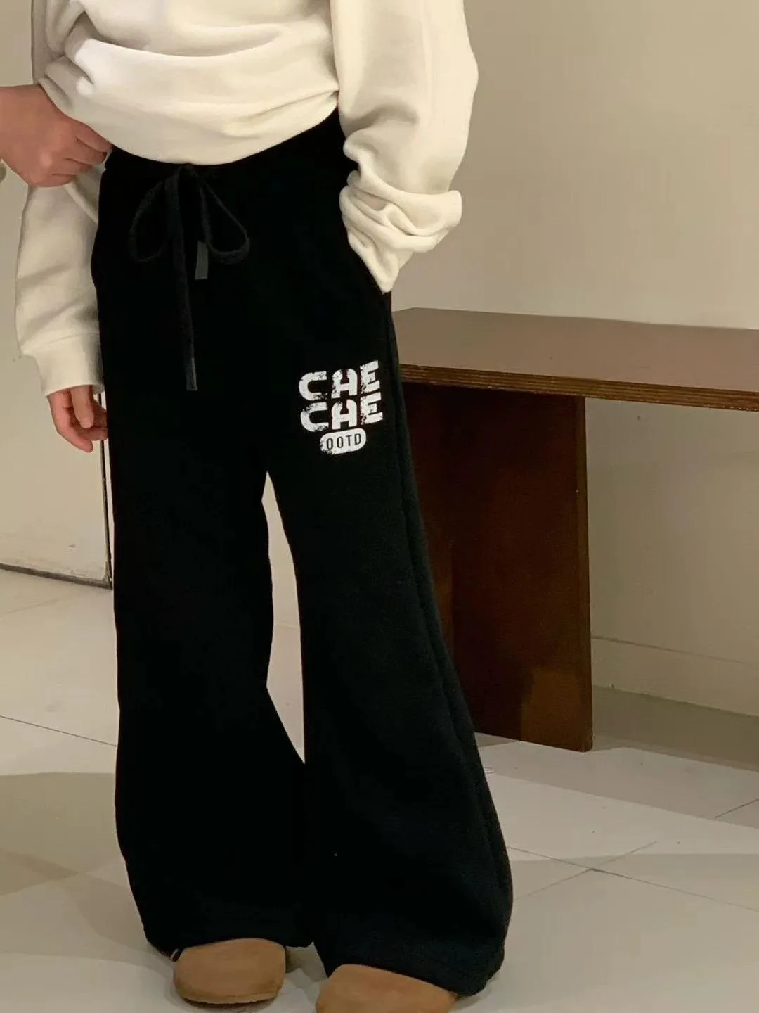 【120-170cm】長ズボン シンプル 履きやすい 女の子 カジュアル 合わせやすい フレアパンツ