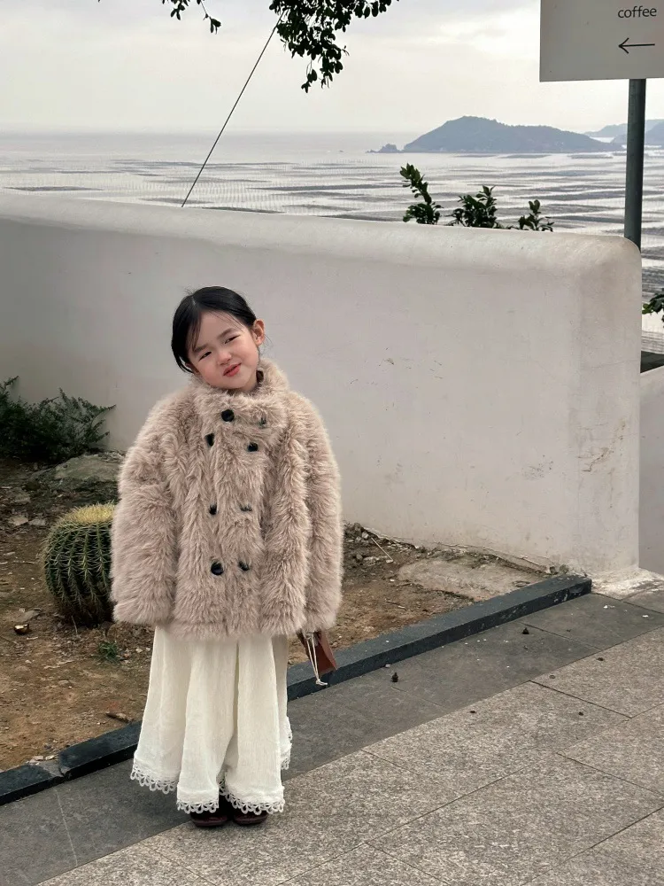 【90-140cm】存在感抜群 着心地良い セレブリティ スウィート あったか 女の子 アウター