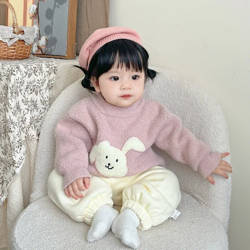 【73-110cm】取り入れたい 超可愛い カートゥーン 合わせやすい ベビー ニット セーター