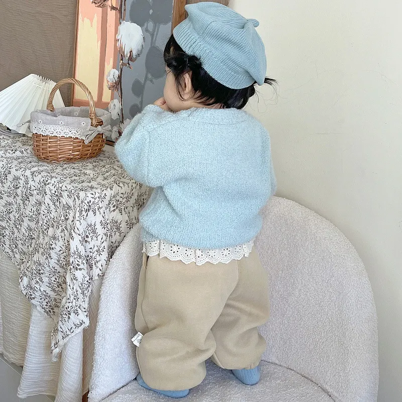 【73-110cm】取り入れたい 超可愛い カートゥーン 合わせやすい ベビー ニット セーター