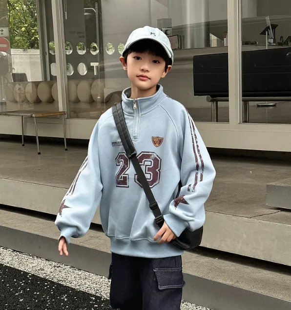 【120-170cm】着回し最強 大人気 カジュアル カッコイイ 合わせやすい 男の子 トレーナー