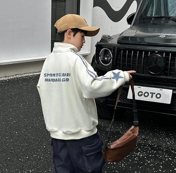 【120-170cm】着回し最強 大人気 カジュアル カッコイイ 合わせやすい 男の子 トレーナー