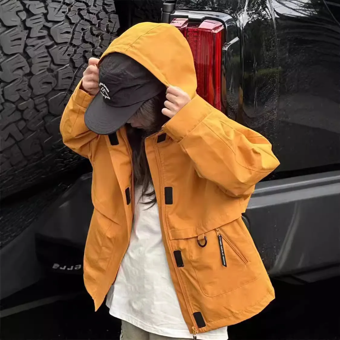 【120-170cm】人気上昇中 女の子 シンプル 定番 アウター 合わせやすい フード付き ジャケット