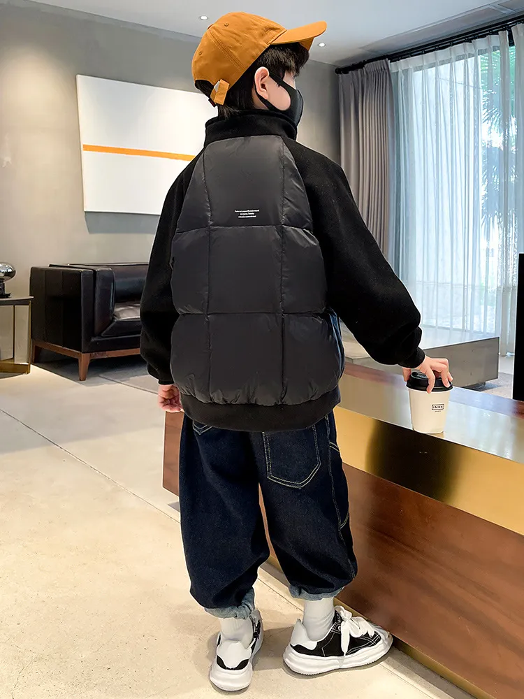 【120-170cm】存在感抜群 大注目 カジュアル シンプル 合わせやすい 快適 男の子 中綿 アウター