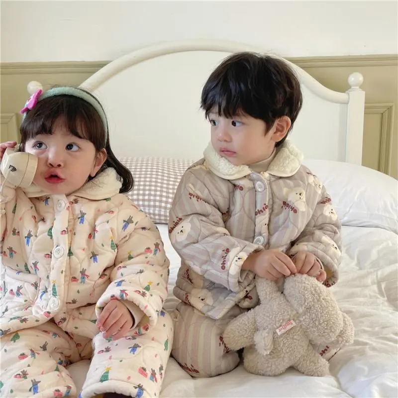 【80-120cm】売り切れ必至 大人気 可愛い 快適 プリント あったか 男の子 女の子 パジャマ