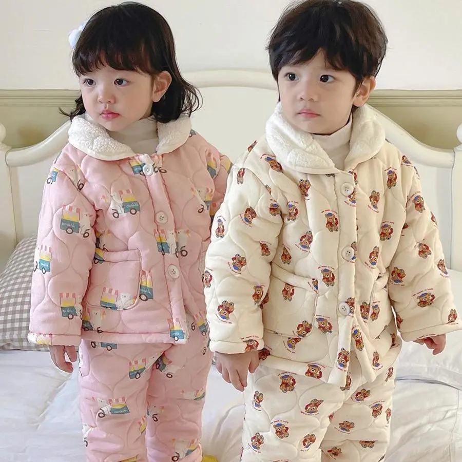 【80-120cm】売り切れ必至 大人気 可愛い 快適 プリント あったか 男の子 女の子 パジャマ