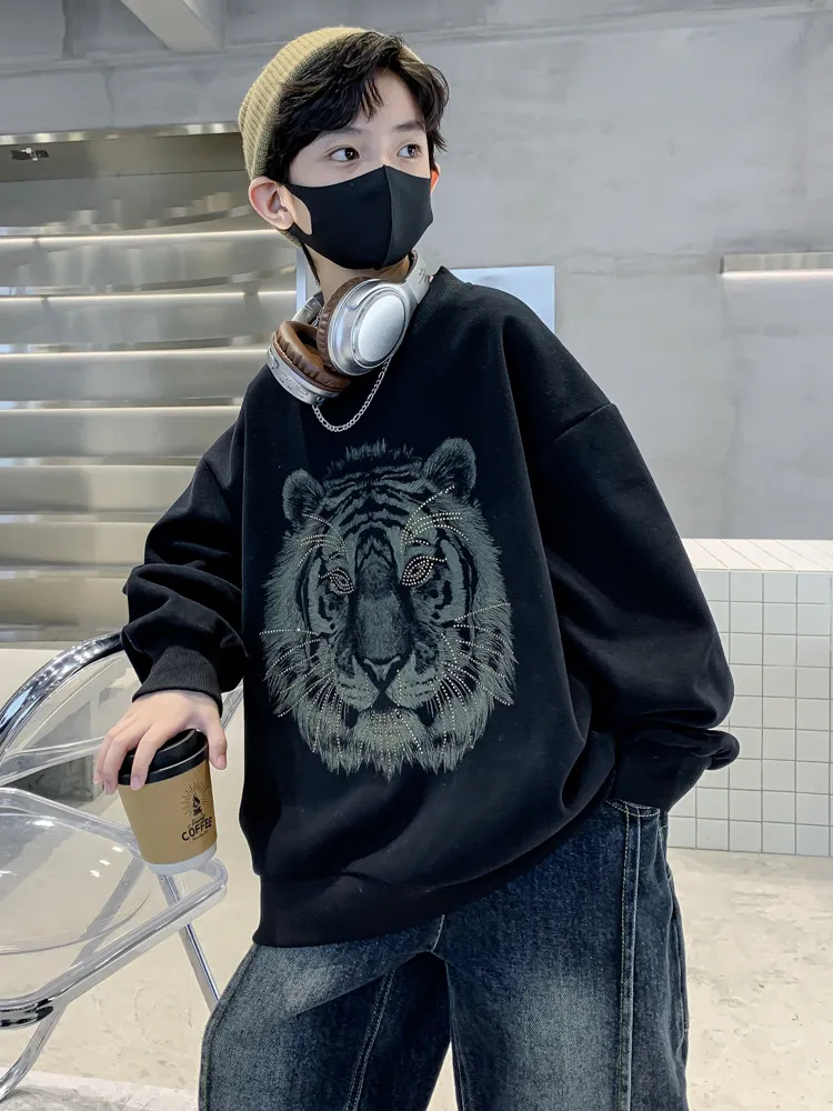 【120-170cm】超人気商品 ファッション カッコイイ カジュアル 男の子 トレーナー