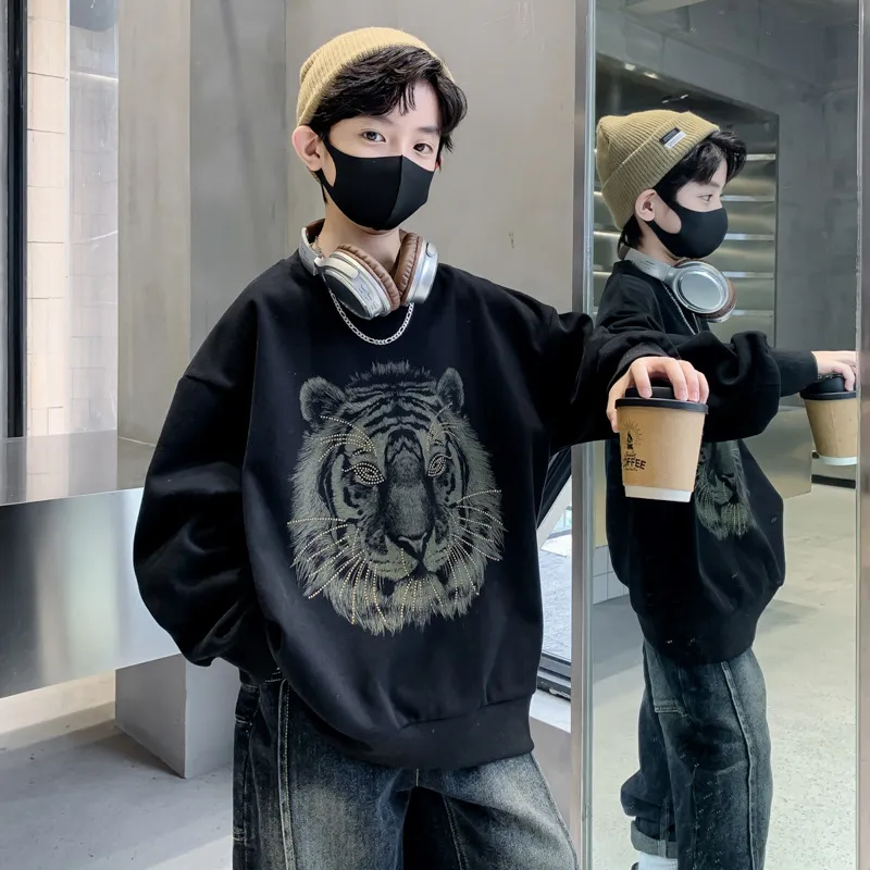 【120-170cm】超人気商品 ファッション カッコイイ カジュアル 男の子 トレーナー