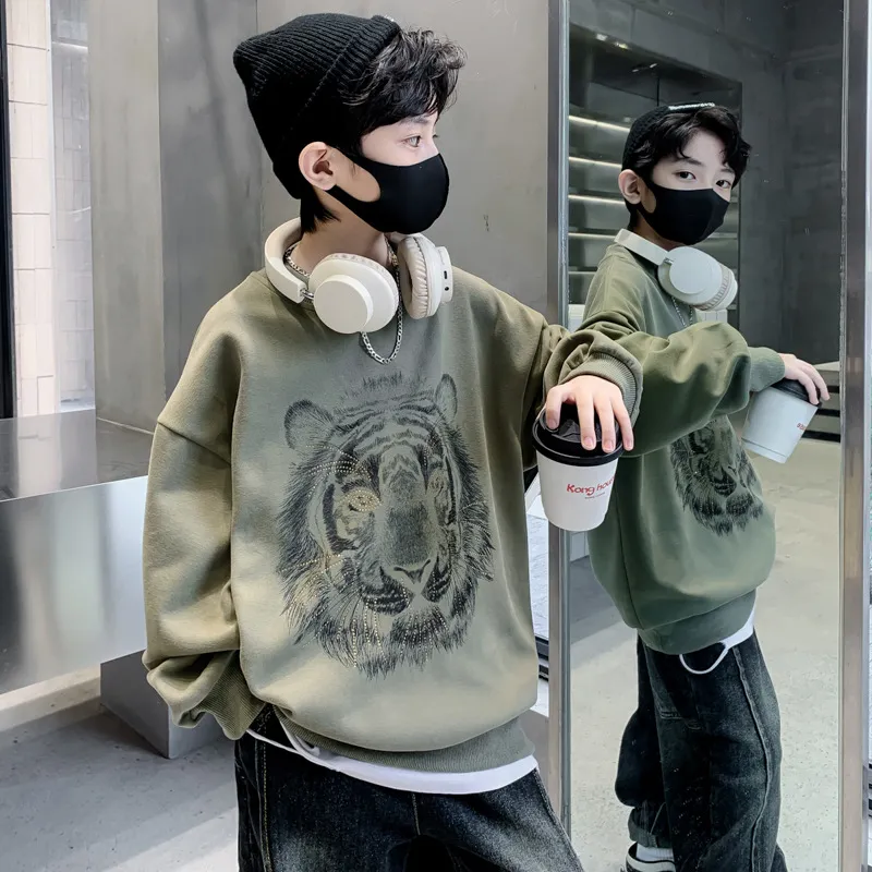 【120-170cm】超人気商品 ファッション カッコイイ カジュアル 男の子 トレーナー