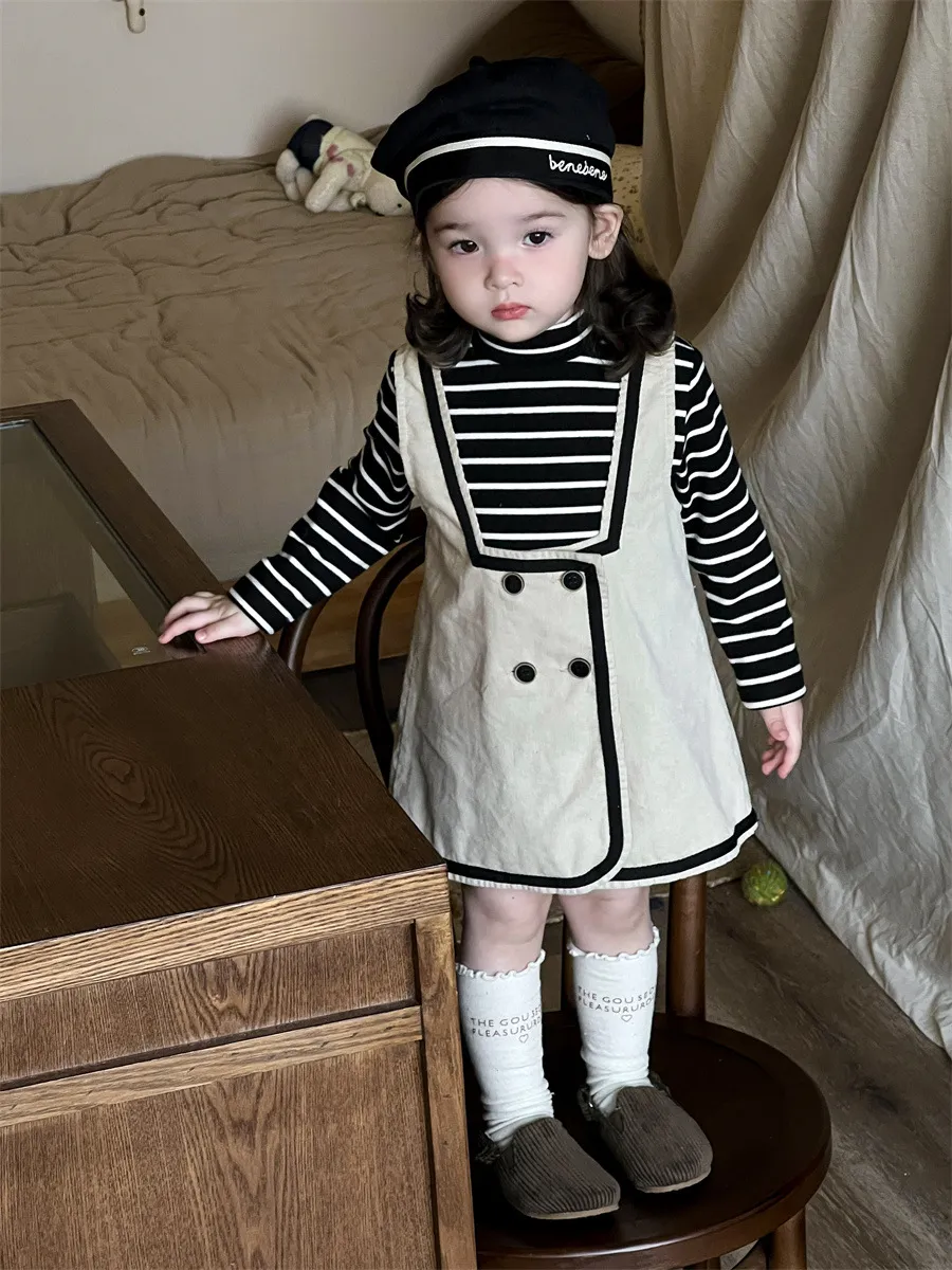 【73-100cm】毎日着たくなる オシャレ スウィート フェミニン ベビー 女の子 トップス/サロペット