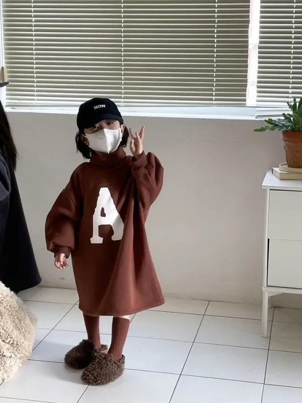 【90-150cm】絶対見逃さないで 爆売れ中 ガーリッシュ レトロ きれいめ 女の子 長袖 ワンピース