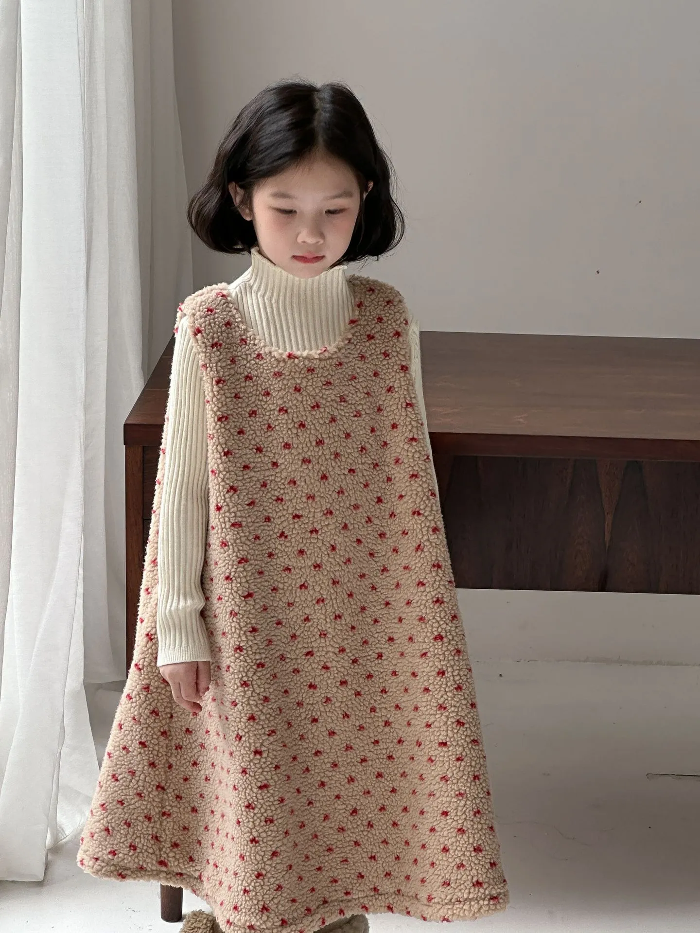 【90-150cm】絶対流行 品質満点 スウィート ガーリッシュ  可愛い ノースリーブ 女の子 ワンピース