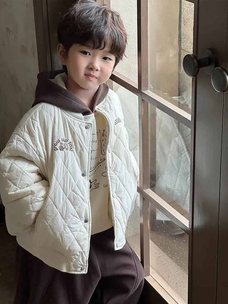 【90-150cm】着回し最強 大人気 カートゥーン アルファベット カジュアル 男の子 秋冬 アウター