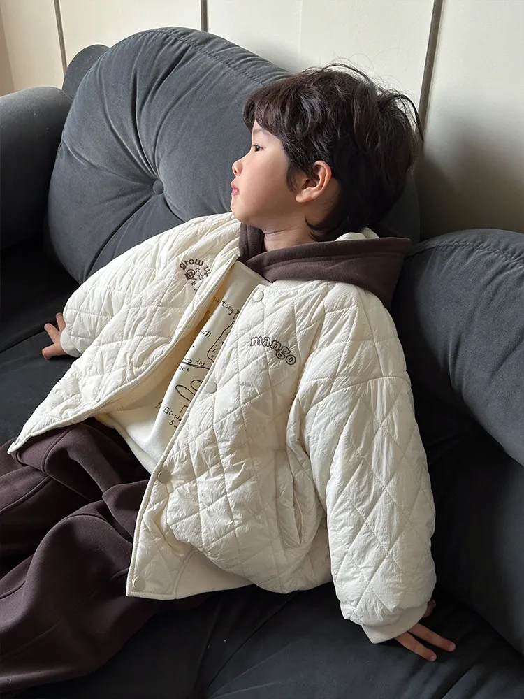 【90-150cm】着回し最強 大人気 カートゥーン アルファベット カジュアル 男の子 秋冬 アウター