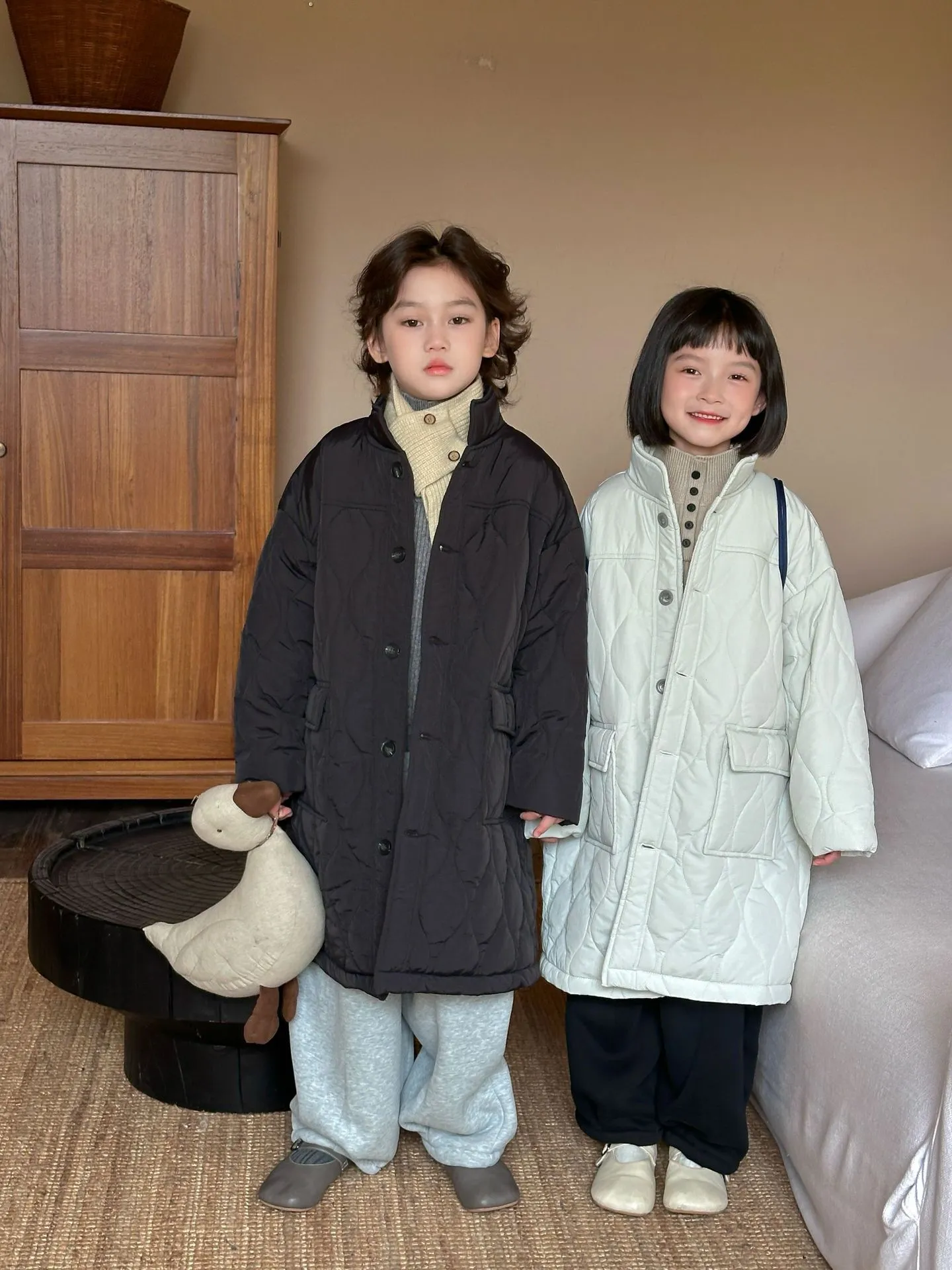 【90-140cm】売り切れ必至 大注目 ナチュラル あったか 無地 男の子 女の子 アウター