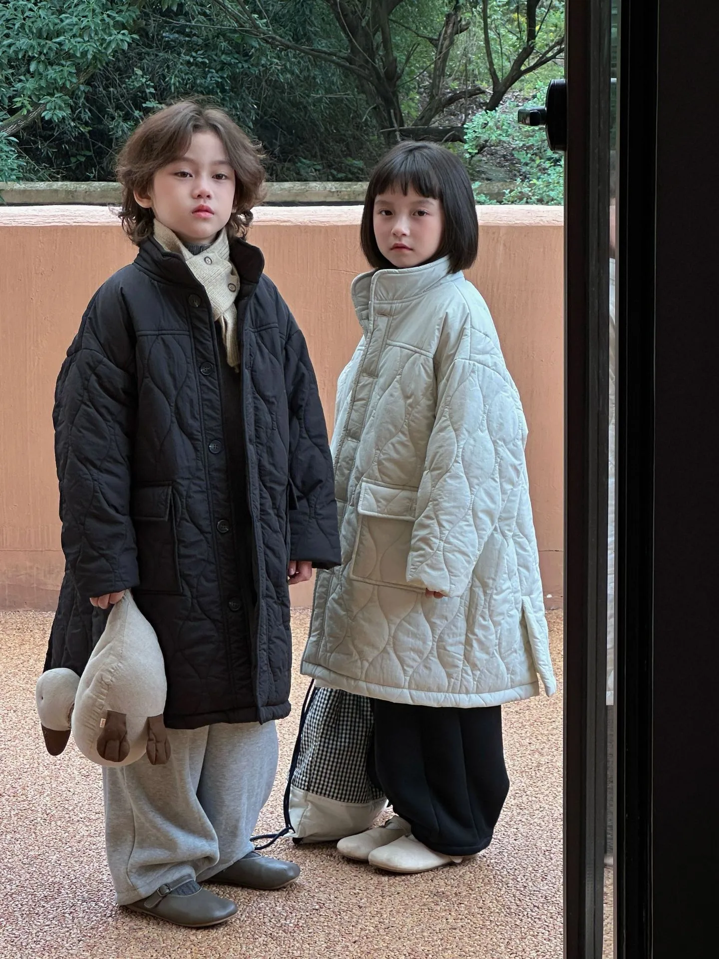 【90-140cm】売り切れ必至 大注目 ナチュラル あったか 無地 男の子 女の子 アウター