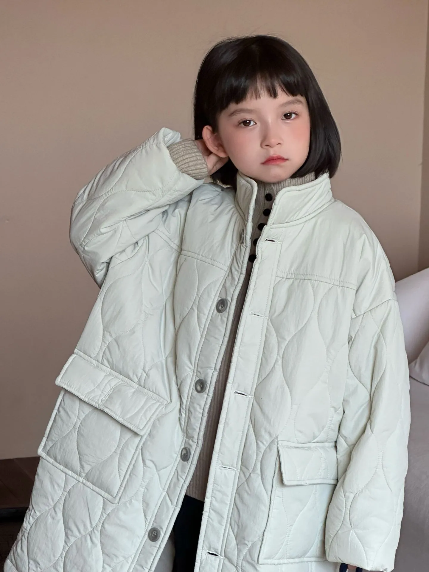 【90-140cm】売り切れ必至 大注目 ナチュラル あったか 無地 男の子 女の子 アウター