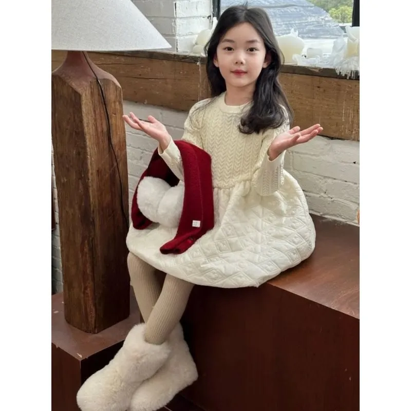 【90-130cm】人気上昇中 女の子 シンプル おしゃれ 可愛い トレンド スウィート ワンピース