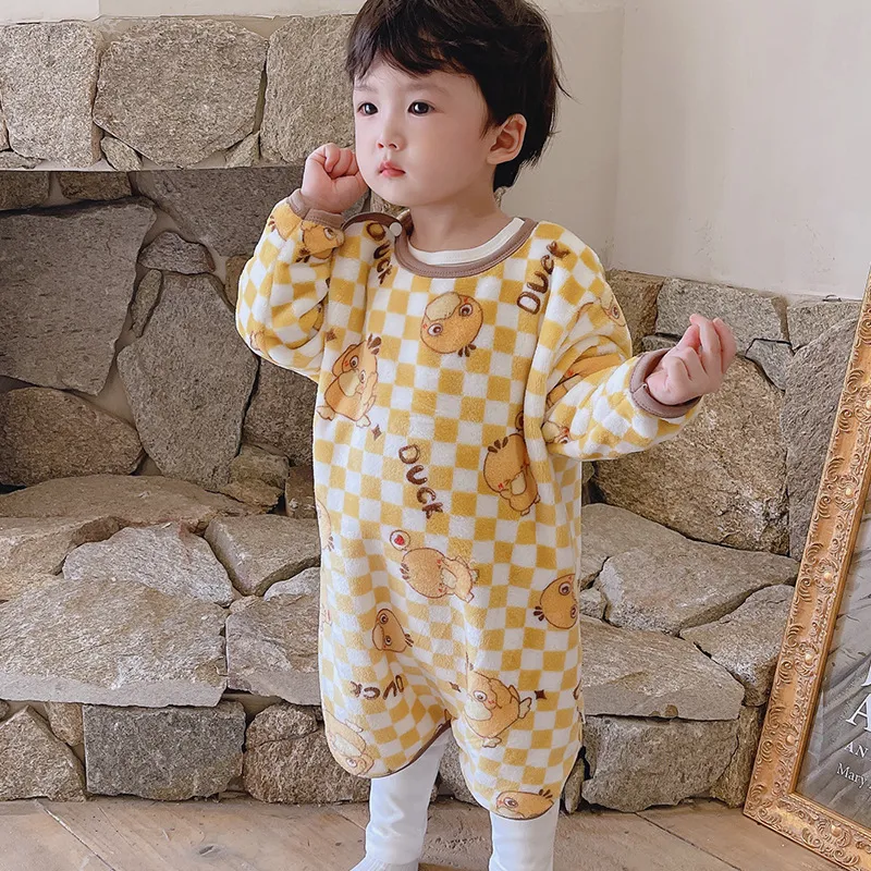 【80-130cm】大人気 着心地良い 合わせやすい トレンド カートゥーン あったか ルームウェア