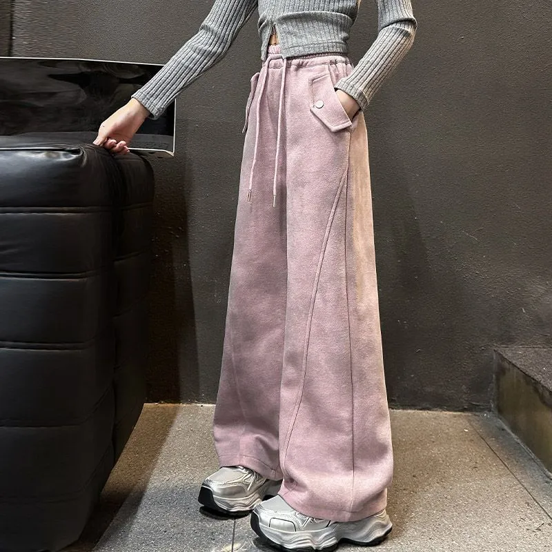 【120-170cm】よく売れる 履きやすい カジュアル おしゃれ ルーズ 合わせやすい 長ズボン