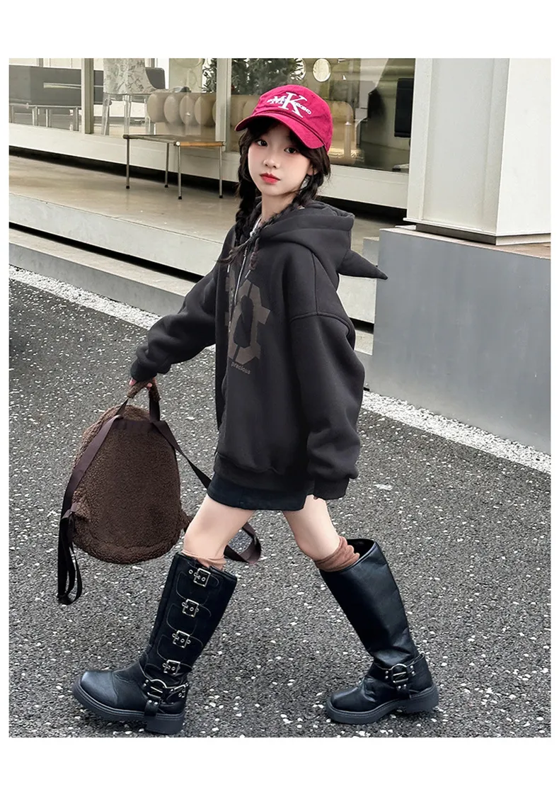 【120-170cm】絶対欲しい 売れ筋 カジュアル 合わせやすい アルファベット カートゥーン 女の子 アウター