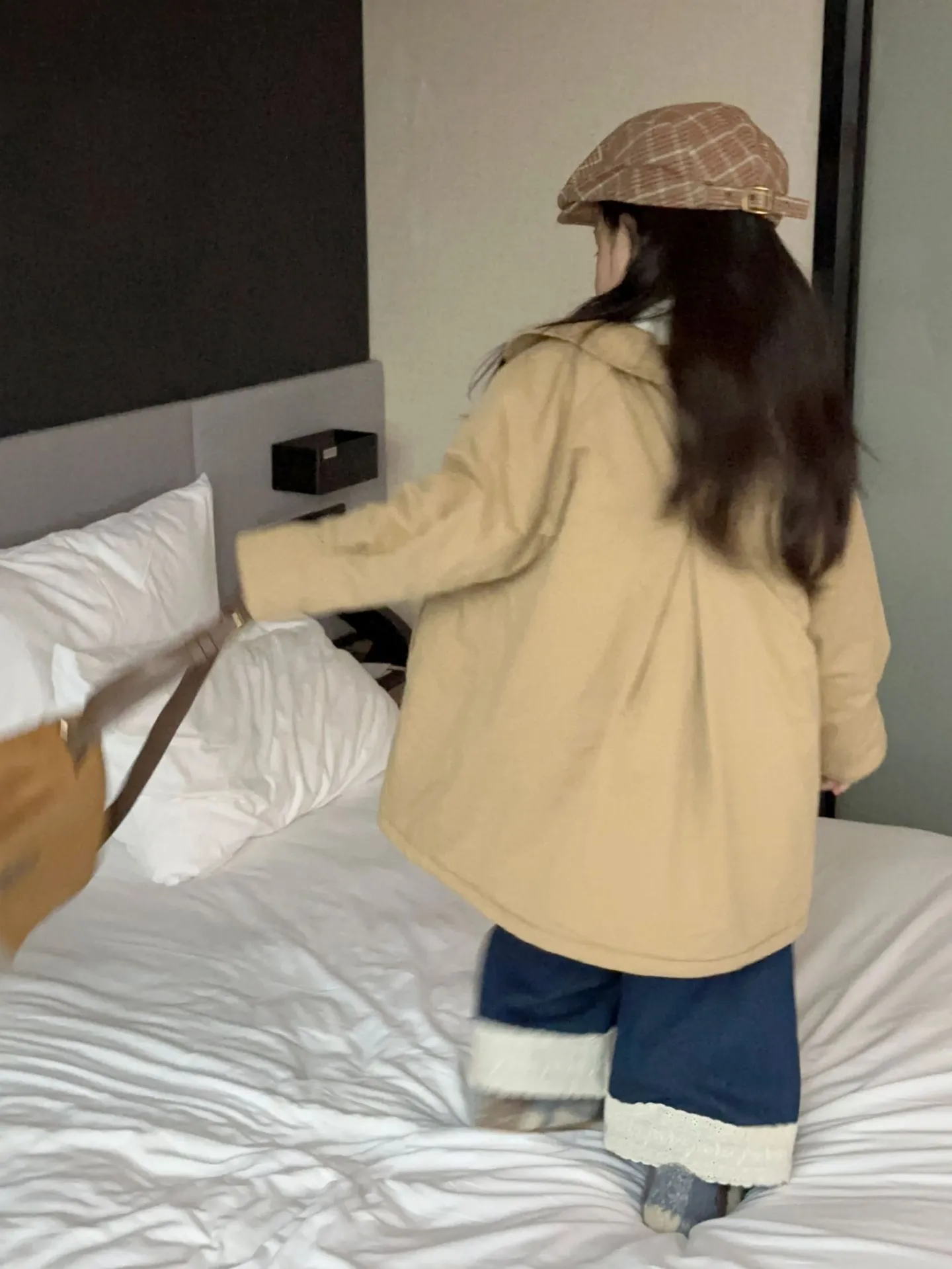 【90-140cm】オシャレ度高め シンプル 合わせやすい カジュアル キャンバス あったか 女の子 コート