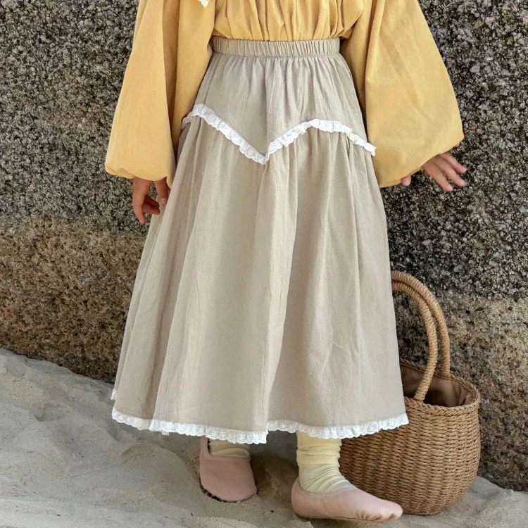 【90-140cm】絶対見逃さないで 清新 ins風  森ガール  高級感  合わせやすい  女の子 スカート
