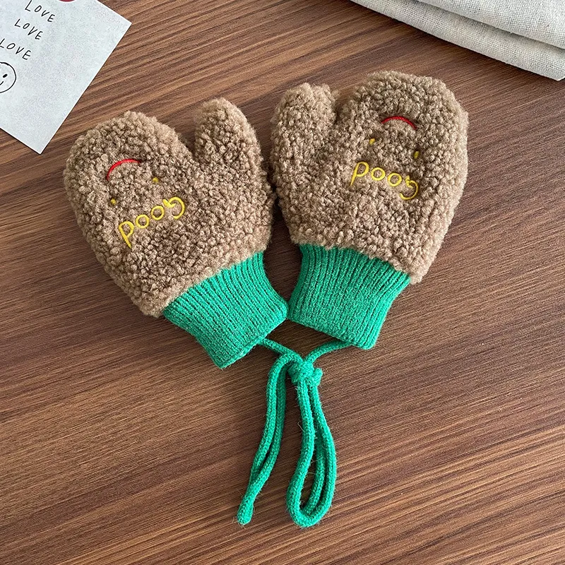 【激安1円！！】絶対見逃さないで 売れ筋 可愛い 防寒 カラフル もこもこ 子供 手袋