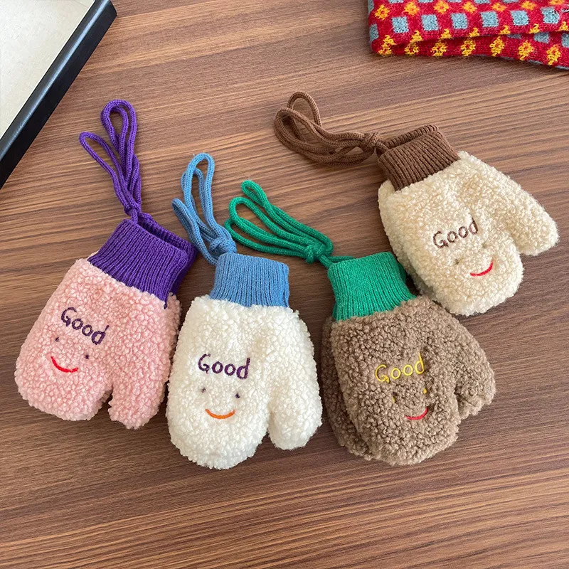 【激安1円！！】絶対見逃さないで 売れ筋 可愛い 防寒 カラフル もこもこ 子供 手袋