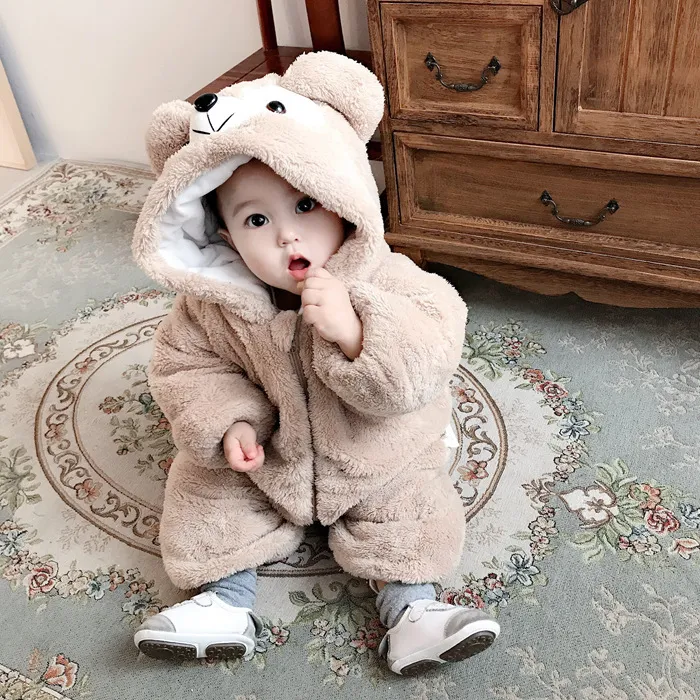 【80-120cm】大人気 肌触り良い ふわふわ お出かけ 可愛い ベビー服 ロンパース