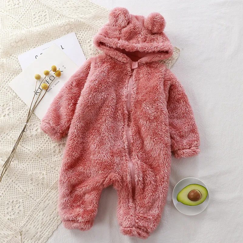 【73-110cm】今季大注目 可愛い シンプル トレンド 人気 ベビー服 ふわふわ ロンパース