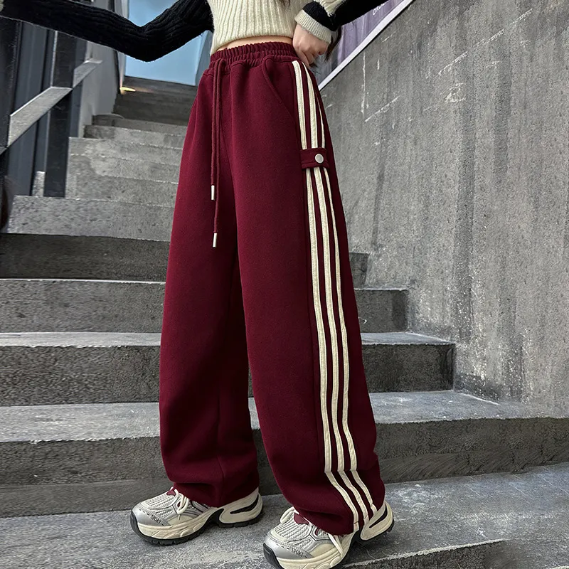 【120-170cm】よく売れる 女の子 カジュアル 履きやすい トレンド ワイドパンツ