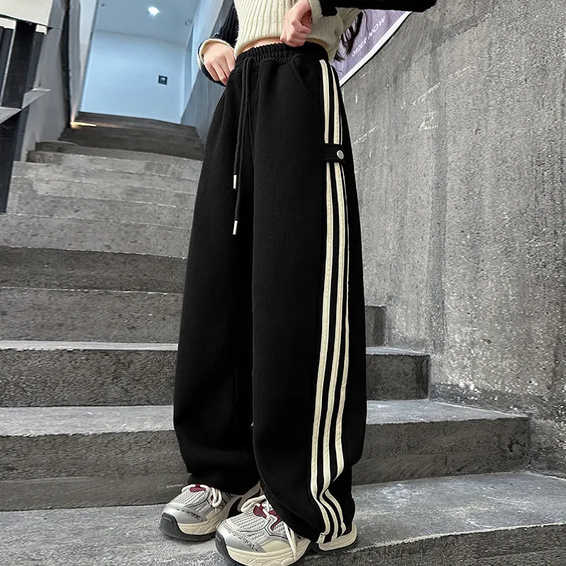 【120-170cm】よく売れる 女の子 カジュアル 履きやすい トレンド ワイドパンツ
