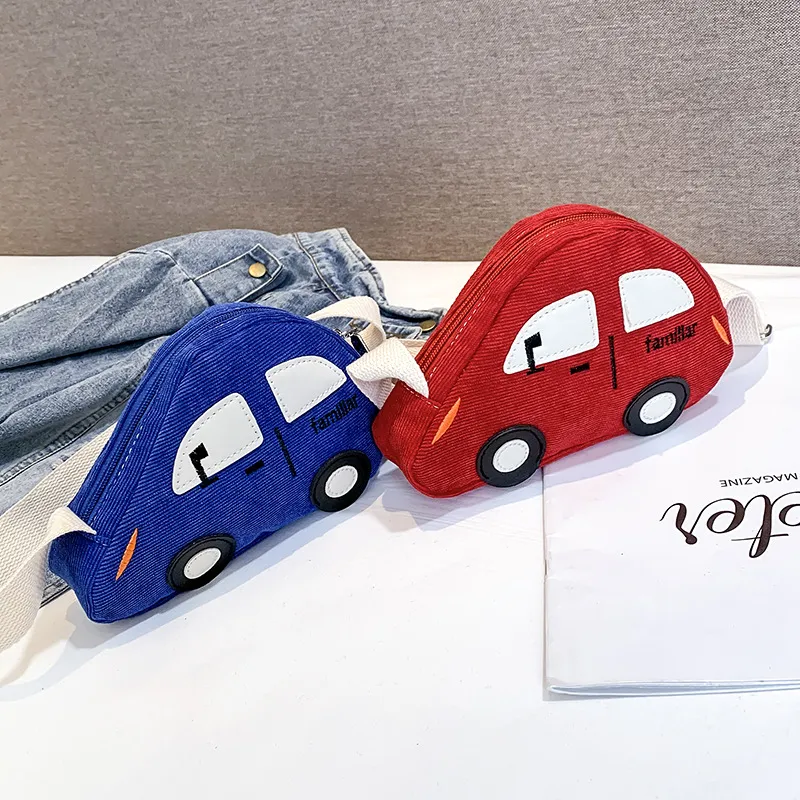 【激安1円!!】絶対欲しい 大人気 車柄 キュート お出かけ 子供 バッグ